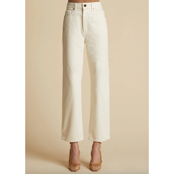 KHAITE Denim - Khaite Abigail Jean Ivory
